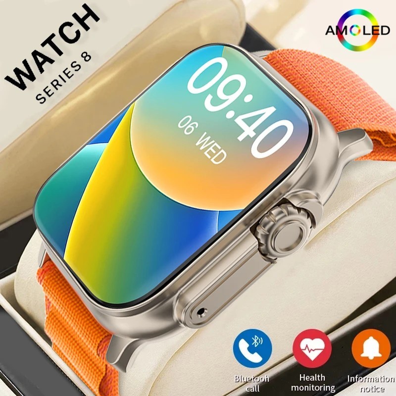 T900 Ultra Smart Watch Series Bluetooth Call IP67 À Prova D'água 49mm 2.09 Polegadas Tela Grande Smartwatch T800