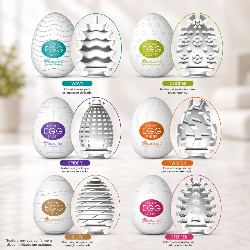 Masturbador Masculino Egg + Gel One Sex Lubrificante Com Sabor — imagem 2 de 2