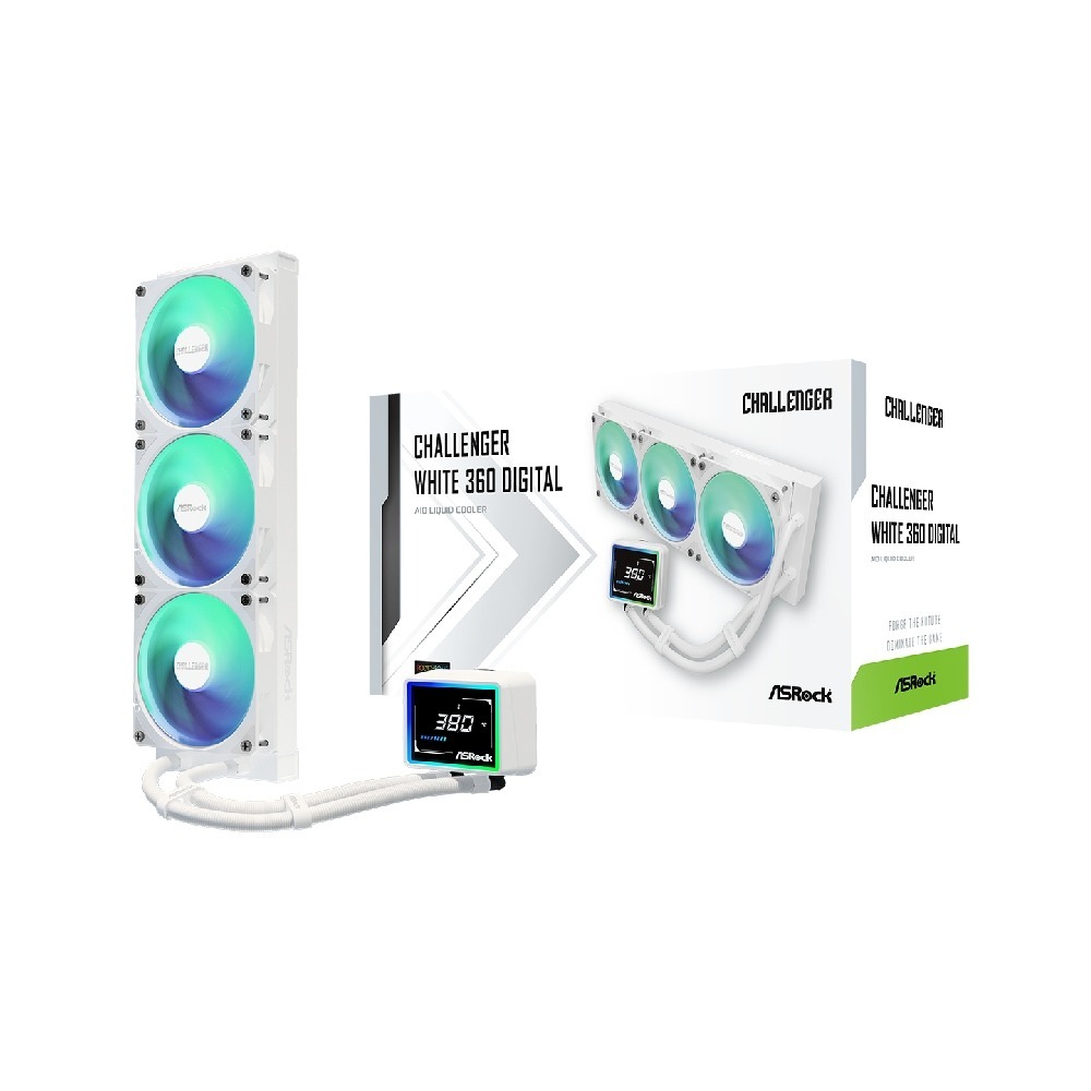 Water Cooler AsRock Challenger White 360 AMD/Intel - 90-ACLA36-WAAGA6