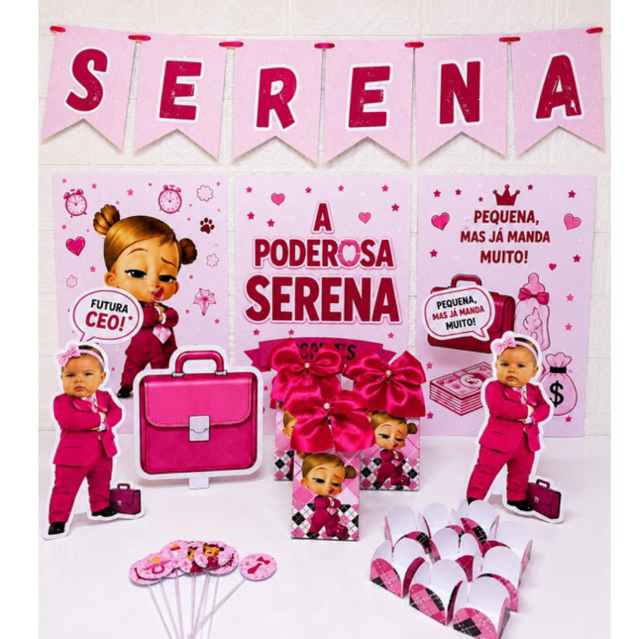 Kit Festa Poderosa Chefinha Personalizado Infantil Decoração Mesa Aniversário