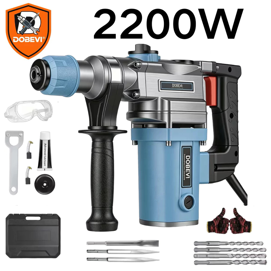 Martelo Rompedor Eletrico De Concreto 2200w 110v/220v Dobevi
