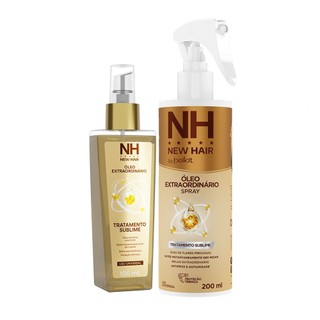 Kit Spray Protetor Térmico + Óleo Extraordinário - New Hair