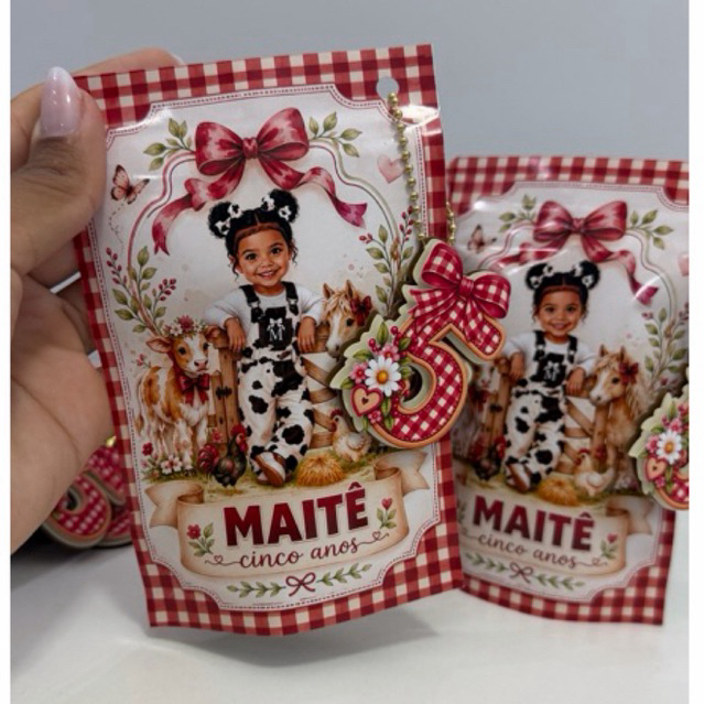 Saquinho Zip Lock 10x15 Personalizado + Tag com Chaveiro