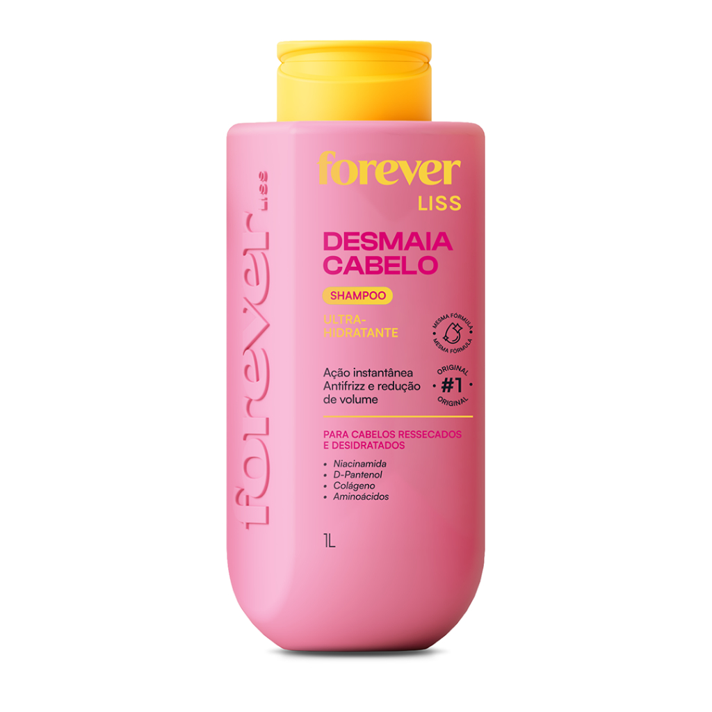Shampoo Desmaia Cabelo Forever Liss 1L