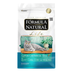 Fórmula Natural Life Gato Adulto Castrado Salmão 10,1kg