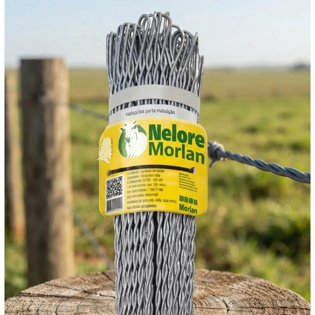 Distanciador para Cerca Morlan Nelore 3mm 1,20m - Embalagem com 100 Unidades