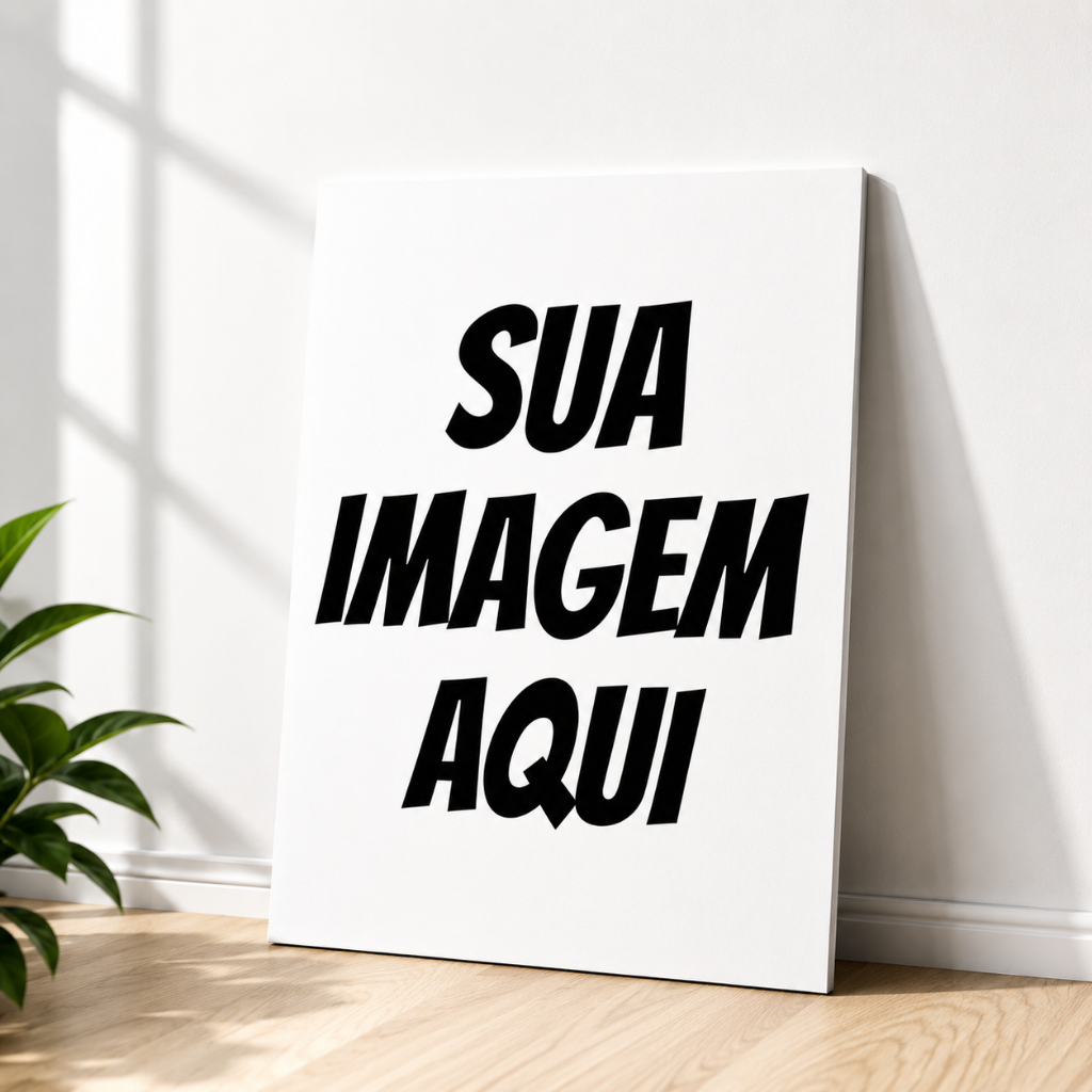 Placa Decorativa Personalizada Grande Com Sua Imagem Quadro Decoração