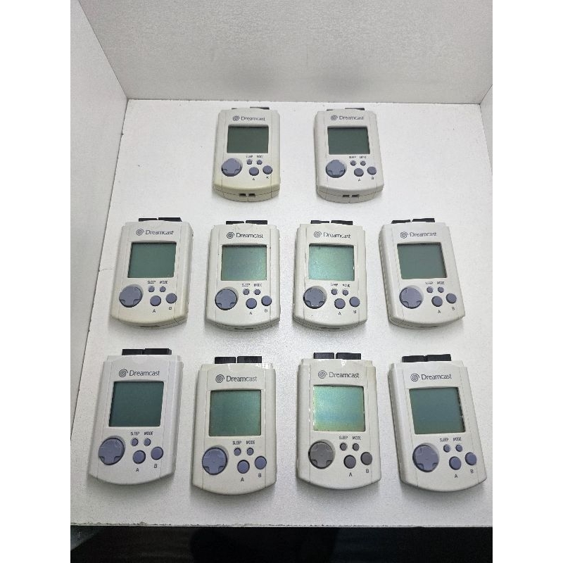 VMU DREAMCAST, RUMBLE PACK, ADAPTADOR MICROFONE ORIGINAIS VALOR UNITÁRIO