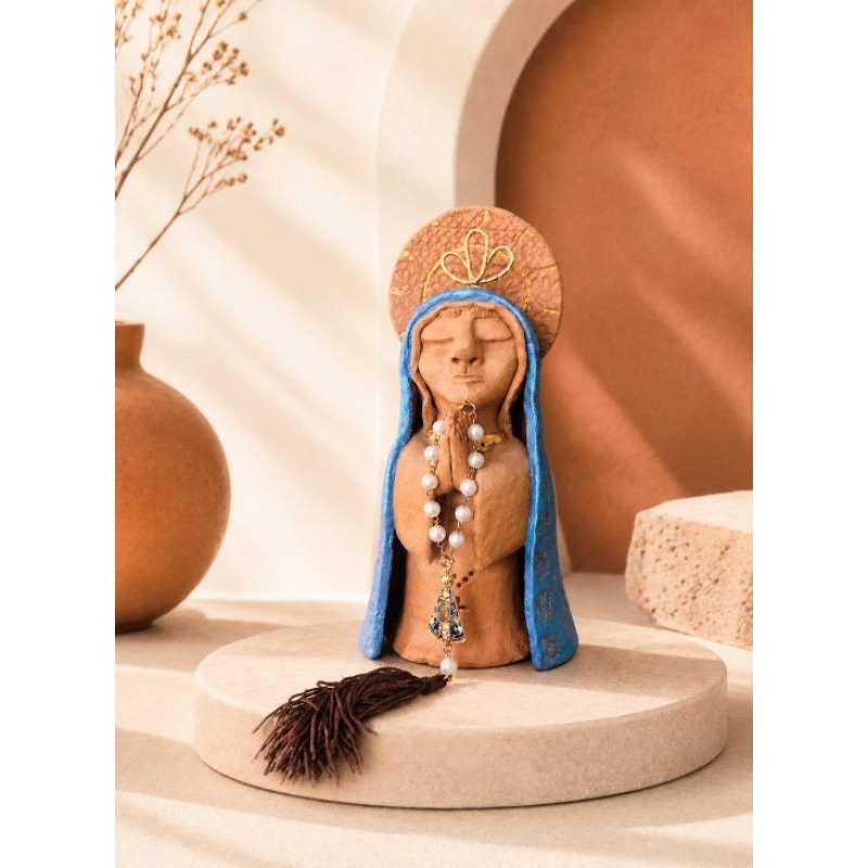 Nossa Senhora Aparecida de Cerâmica + Dezena de carro pérola