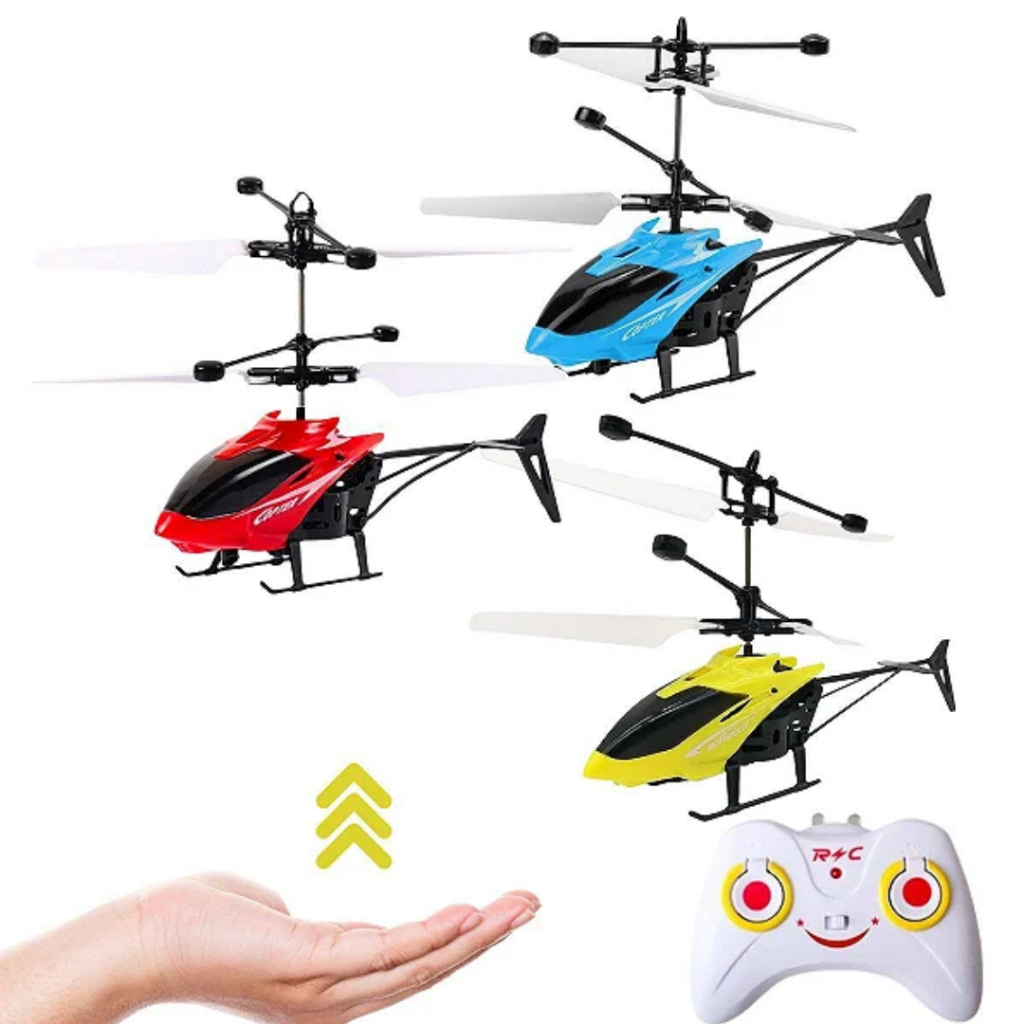 Helicóptero de Controle Remoto com Sensor de Mão para Crianças Helicoptero