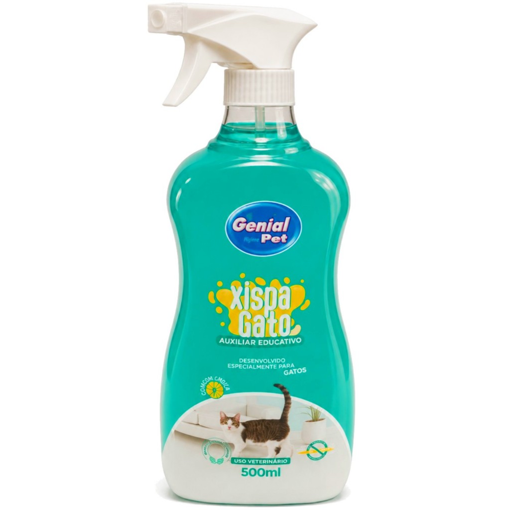 Xispa Gatinho Afasta Gatos Genial Pet 500 ml Educador Xixi no Lugar Certo