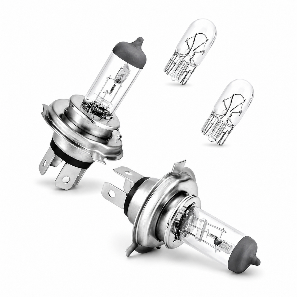 Kit Lampada Farol Alto Baixo E Lanterna H4 T10 halogena Envio Rapido