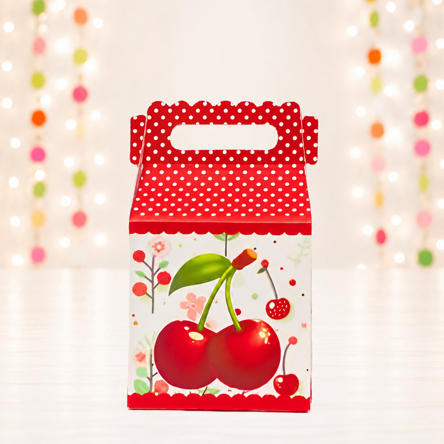 Caixa Maleta Cereja / Cerejinha  /  Festa Infantil / Aniversário / NÃO Personalizado