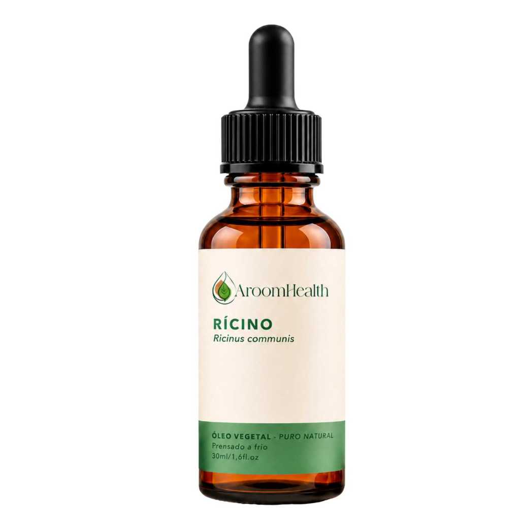 Óleo vegetal puro natural de Rícino 30 ml Cabelo e Pele