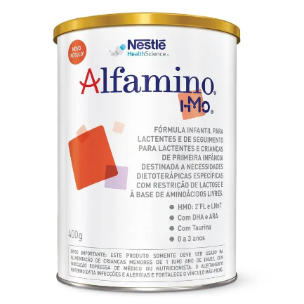 Fórmula infantil Alfamino 400g Nestle