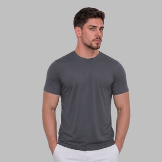 Camiseta Tech Modal 92% Elastano 8% Modal Camisa Anti Odor Lisa Masculina