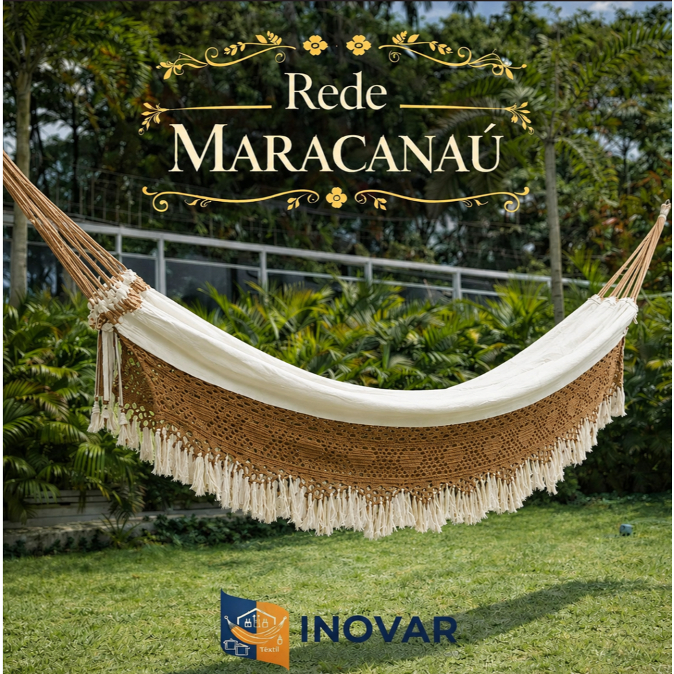 Rede de Dormir Maracanaú – Rede Nordestina Artesanal Confortável e Reforçada