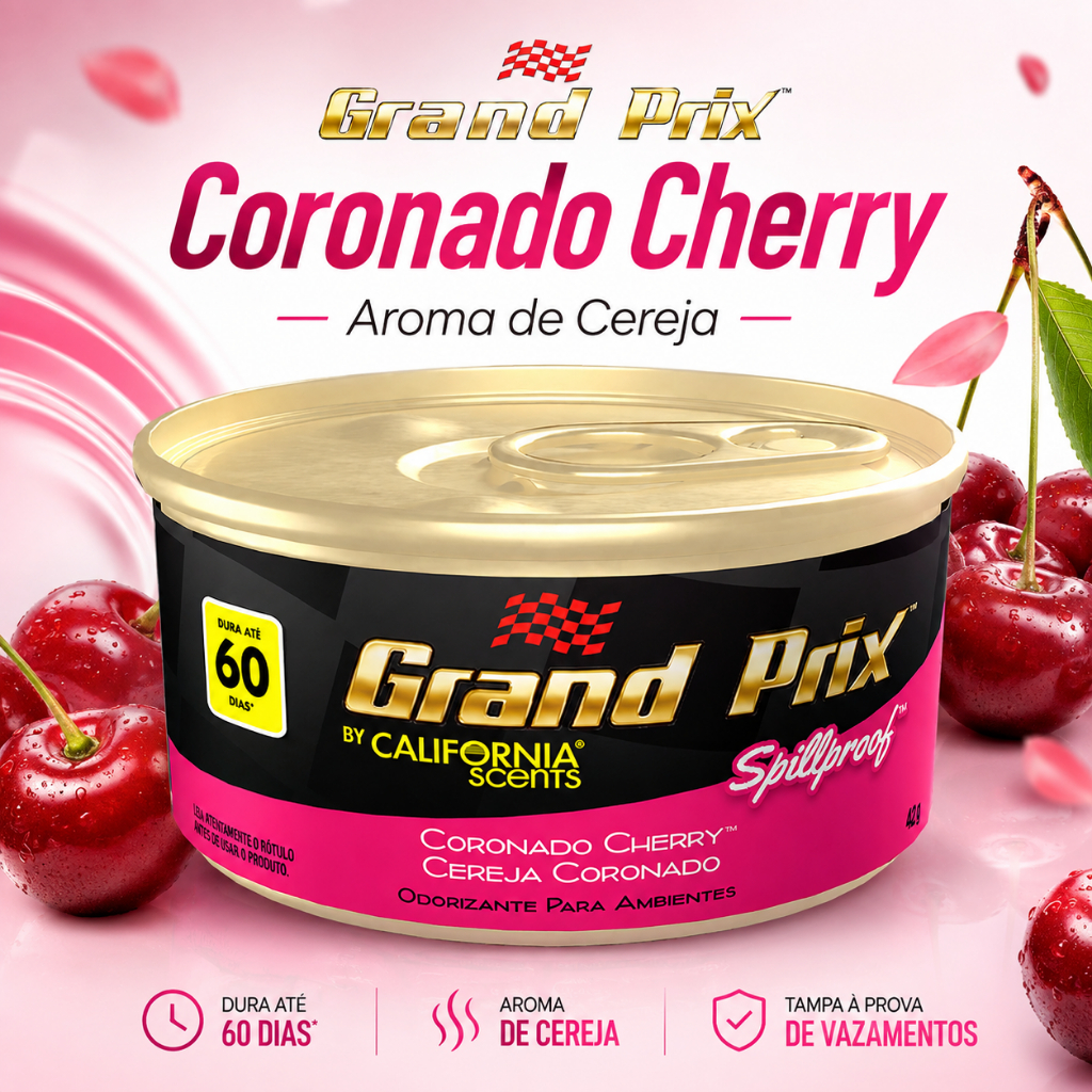 Aromatizante Grand Prix Spill Proof Cereja - By Carlifornia Scents