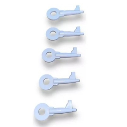 Kit 5 Chaves Injetadas para Acionador AMC 421 e AMC 422 Original Intelbras — imagem 2 de 2