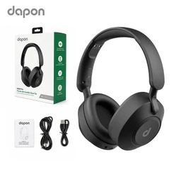 Dapon H02d Pró Anc Headphone Híbrido Bluetooth 6.0 Multiponto 100h De Bateria Over-Ear
