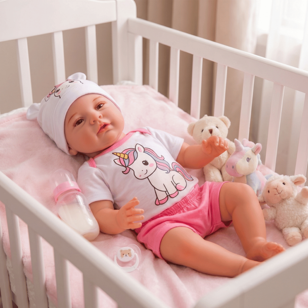 Bebê Reborn Boneca Realista Menina Mary Silicone Pode Dar Banho Original Envio Imediato