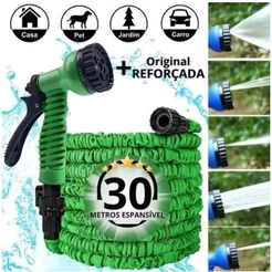 Mangueira Magica 15m/30m METROS Flexível Irrigação E 7 Tipos De Jato