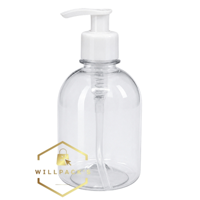 Frasco Pet 250 ml C/ Válvula Pump Saboneteira, Álcool Gel, Creme, etc...