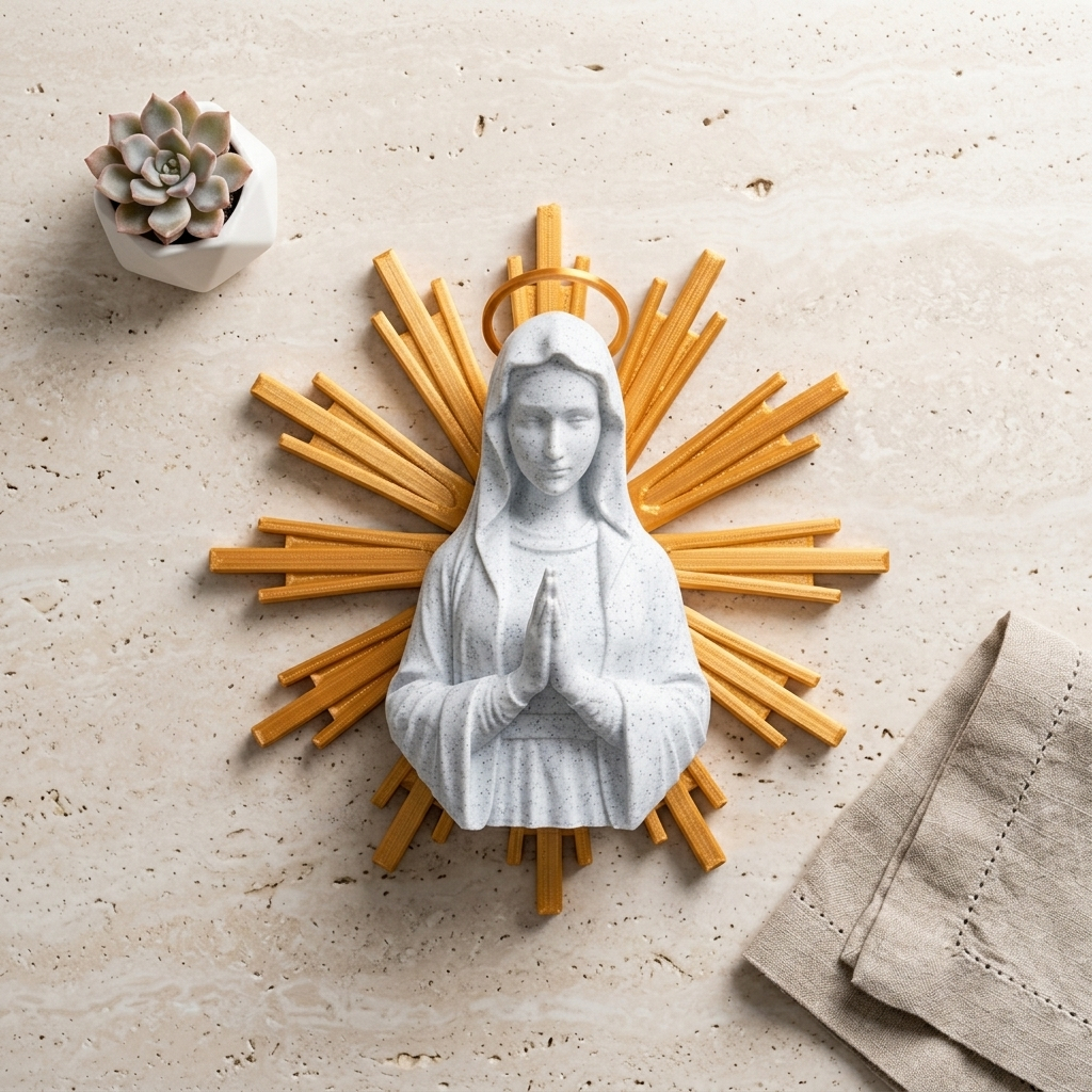 Nossa Senhora Aparecida de Parede Imagem Católica Religiosa Decorativa Moderna para Sala, Quarto, enfeite decoração