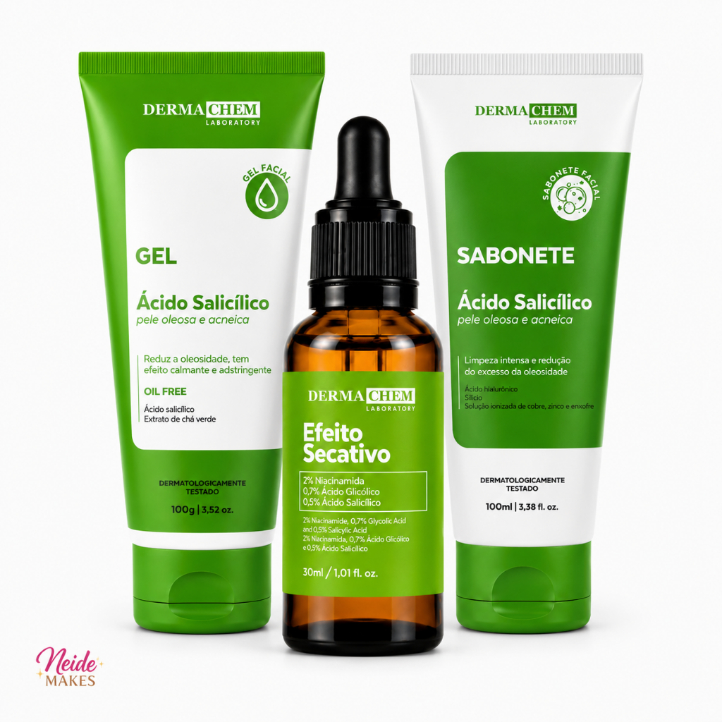 Skincare Limpeza de Peles Oleosas Salicilico Anti Acne Anti Age Dermachem