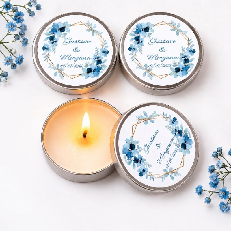 100 lembrancinhas velas aromáticas. lembrancinhas personalizadas. maternidade, chá  de bebê,  casamento, festa.