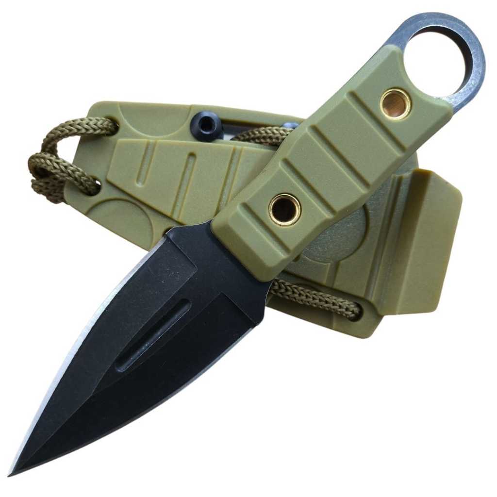 Faca Tática Hunter Full Tang Aço 8Cr13Mov com Bainha EDC