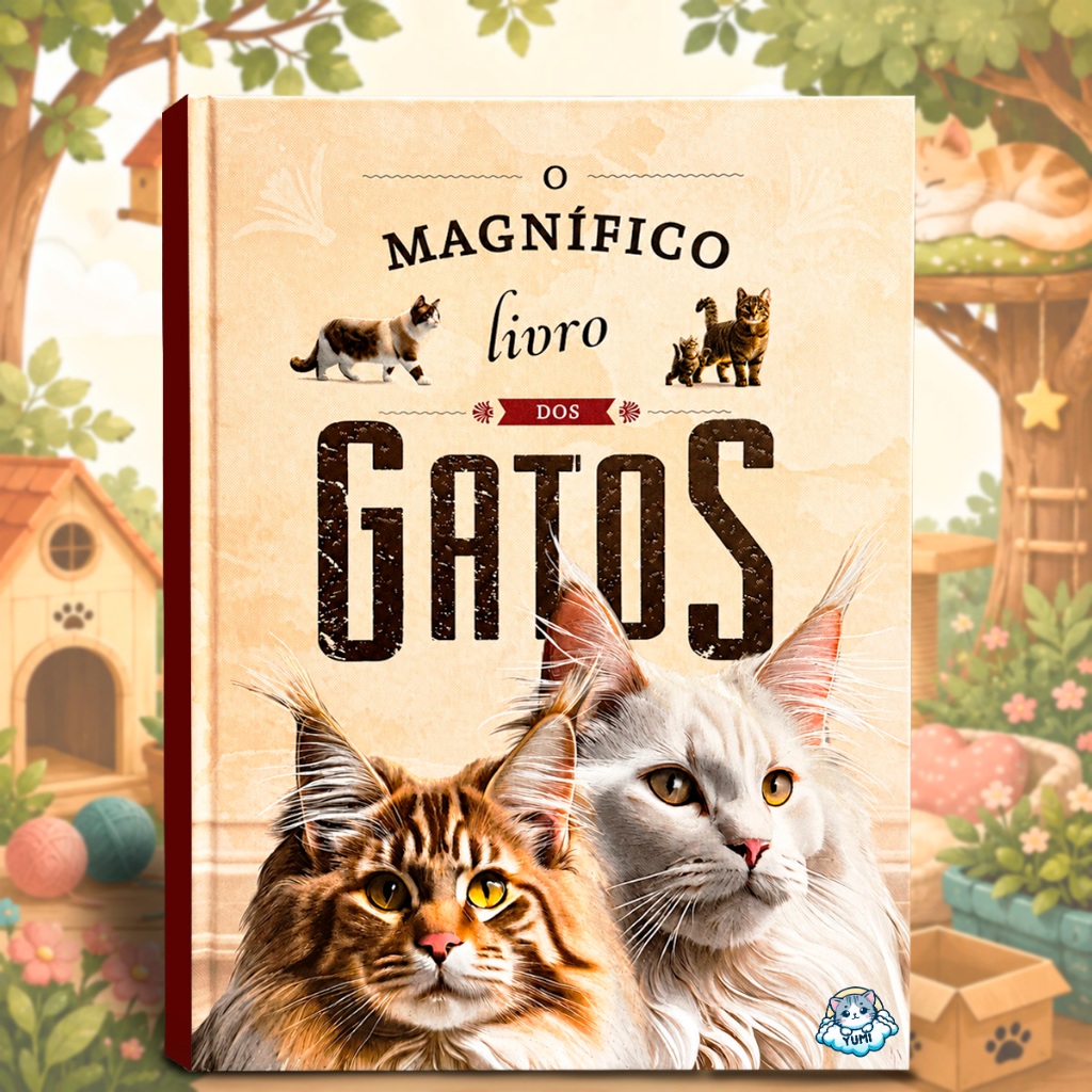 O Magnífico Livro dos Gatos Edição Colecionável Impressionantes Ilustrações Curiosidades