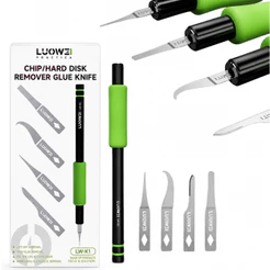 Bisturi Com Kit De Lâminas Bisturi Luowei Kit 04 Lâminas Profissional