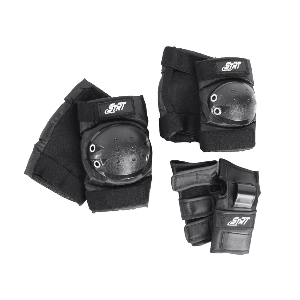 Kit de Proteção Iniciante Traxart Lazer 611 Para Skate E Patins Profissional Adulto Criança