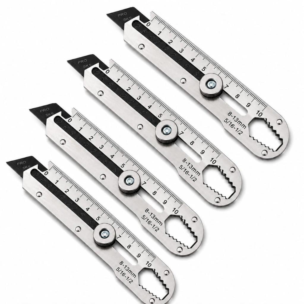 Estilete Profissional Com Trava Aço Inox Maciço