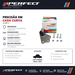 PIVO SUSPENSAO ESQUERDO FIAT STRADA 2020 a 2025 PERFECT
