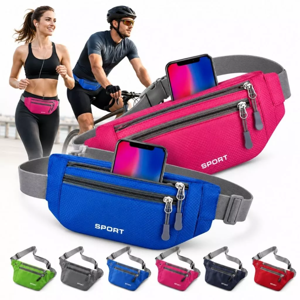 Pochete Esportiva Ajustável Para Corrida Academia Ciclismo Caminhada Celular | Envio Imediato
