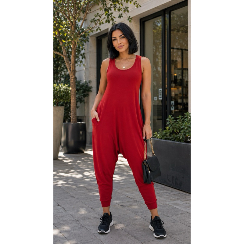 Macaquinho Saruel Regata Moda Feminina Viscolaycra