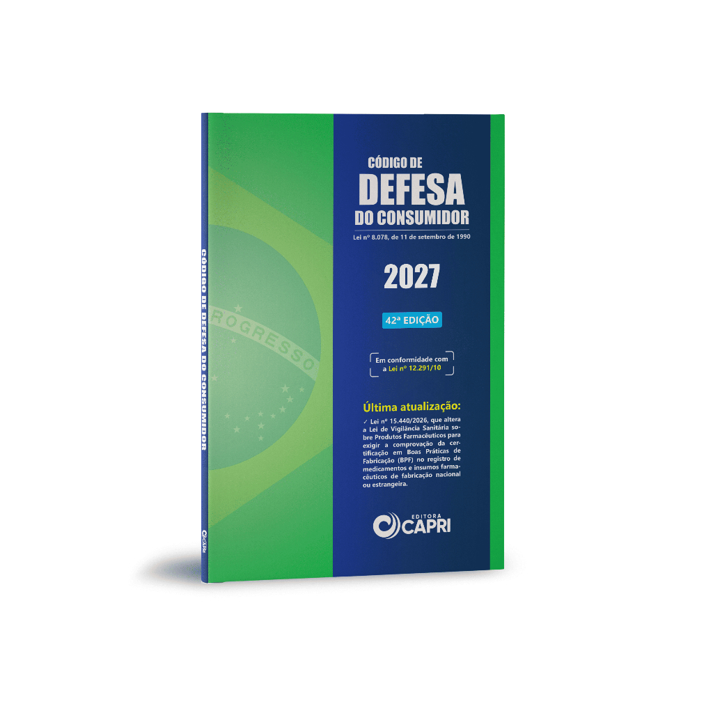 Livro Código de Defesa do Consumidor Atualizado - Editora Capri