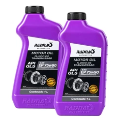 Kit 2 Óleo Câmbio Transmissão Radnaq 75w90 Semisintético Api GL5 Diferencial