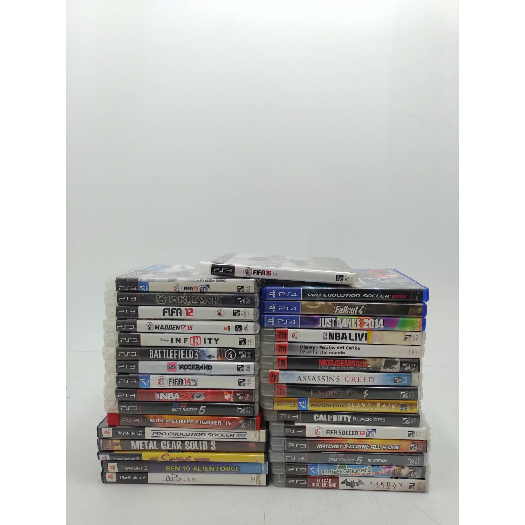 Jogos de PlayStation 2, 3 e 4