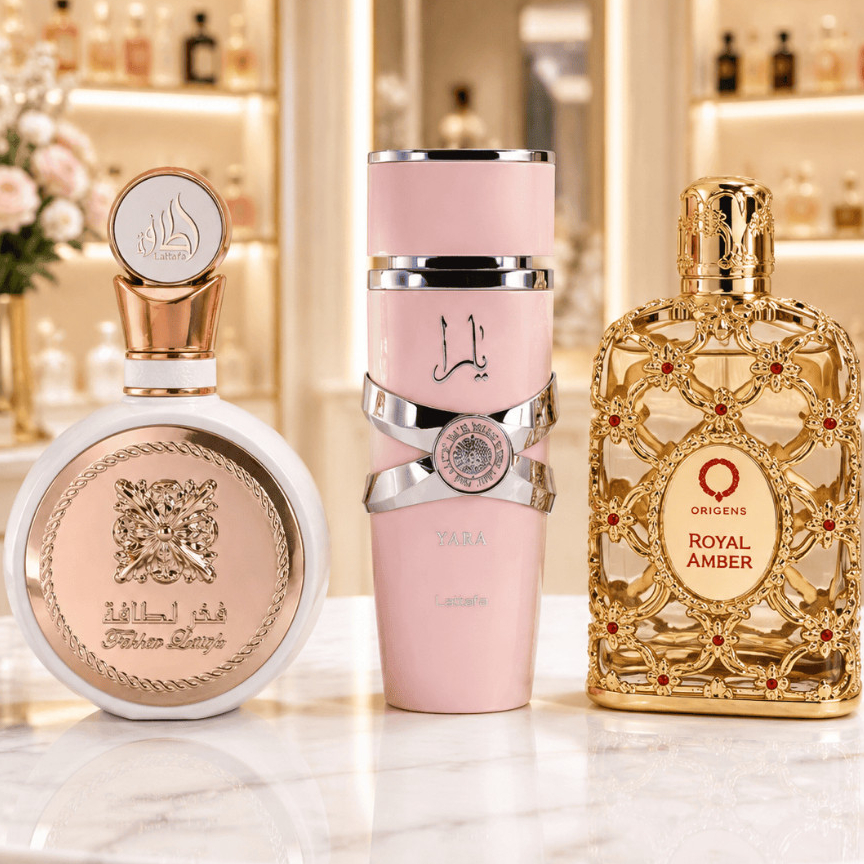 Kit 3 Perfumes Femininos Árabes 100ml Vidro importado