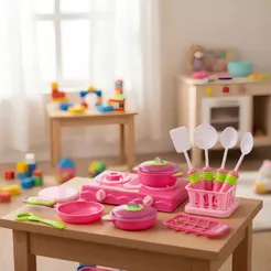 Peças De Cozinha Para Brincar Menina Mini Fogão Panela Tábua Cozinha Candy Brinquedo