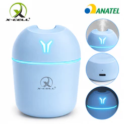 Umidificador de Ar 220ml Difusor Aromático USB LED Silencioso