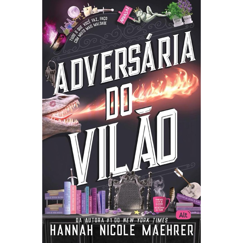 ADVERSÁRIA DO VILÃO- VOL 4 - ALT- HANNAH NICOLE MAEHRER- Pré-venda - lançamento 10/09