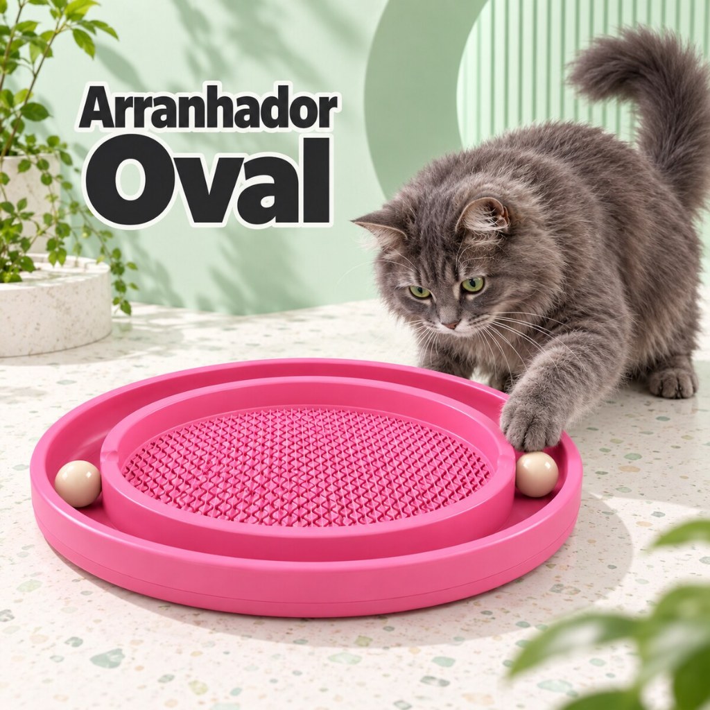 Arranhador Gato Pet Animais Felino Brinquedo Relaxante Confortavel Anti Estresse Petshop Casa Divertido