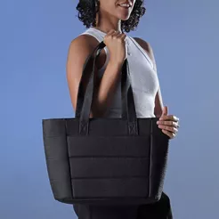 Bolsa De Ombro Feminina Puffer Acolchoada Premium Espaçosa Costura Reforçada