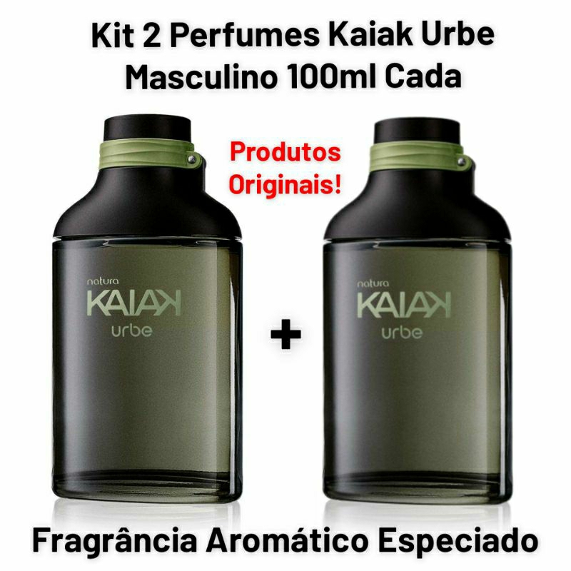 Kit 1 ou 2 Perfume Kaiak Urbe Masculino Original -100ml