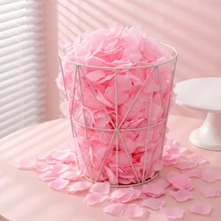 Pétalas de Rosa Rosa Claro Artificiais Decoração Festa 15 Anos Aniversário Casamento Romântico