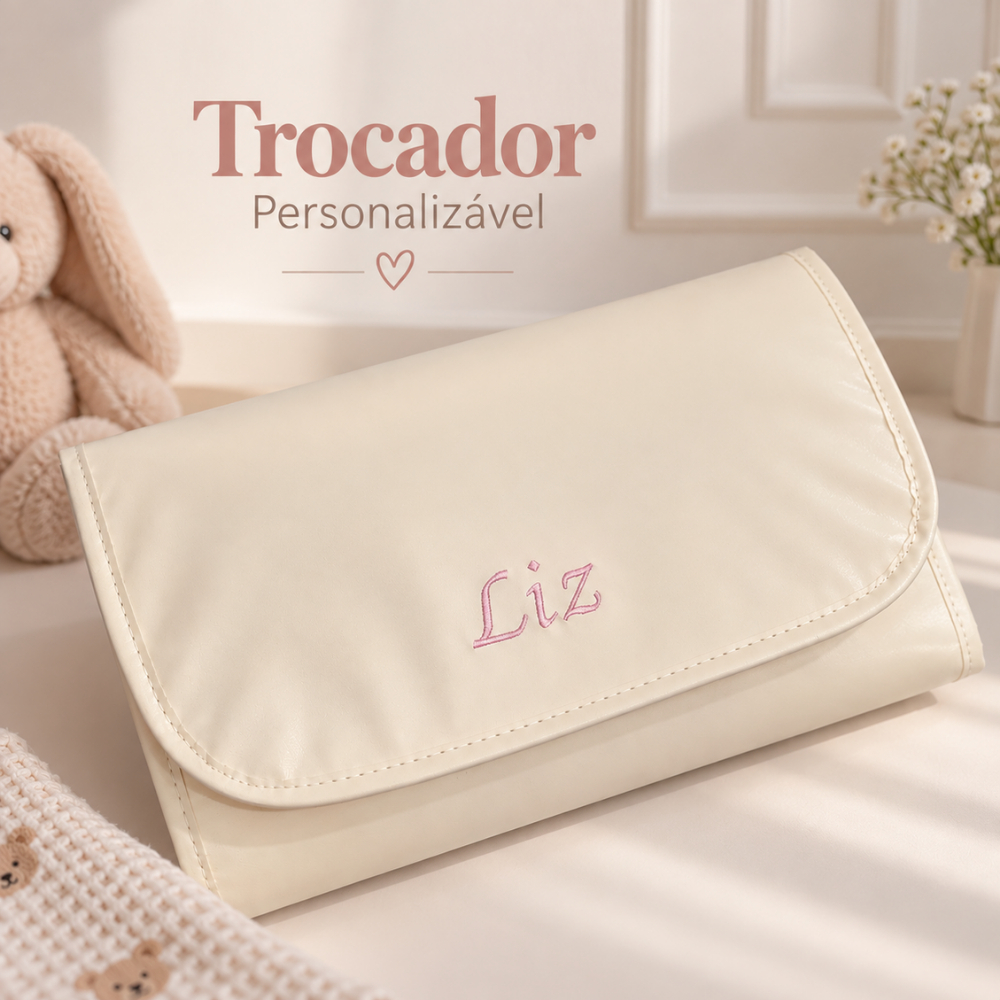 trocador de bolsa pra bebê, personalizado, portátil, dobrável e impermeável
